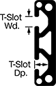 Image of Attribute. Hollow Construction. Front orientation. Contains Annotated. Hollow. Double Rail, Low Profile Two Slot.