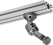 Image of ProductInUse. Front orientation. Mounts for Vacuum Cups and Lifters. Vacuum Lifter Mounts.