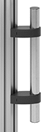 Image of ProductInUse. Front orientation. T-Slotted Framing and Fittings. Handles for T-Slotted Framing, Pull Handles, Adjustable Pull Handles.