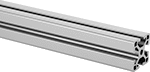 Image of Product. Front orientation. T-Slotted Framing and Fittings. T-Slotted Framing Rails, Single Four Slot Rails - Sold per Inch.
