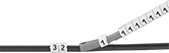 Image of ProductInUse. Dispensers. Front orientation. Wire Markers. Assorted-Character Snap-On Wire Markers, Sequential Numbers, Dispensers.