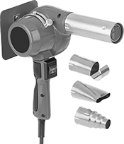 Image of Product. Front orientation. Heat Guns. Heat Guns with Adjustable Stand and Nozzle Sets, 1 Temperature Setting.
