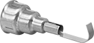 Image of Product. Front orientation. Heat Gun Nozzles. Curved-Tip Heat Gun Nozzles, For Master Appliance Heat Guns, Style E.