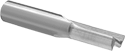 Image of Product. Straight Flute. Front orientation. Router Bits. Straight and Spiral Router Bits for Plastic , Uncoated High-Speed Steel, Square Cut Style, Straight Flutes.
