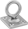 Image of Product. Front orientation. Tie-Down Rings. Swiveling Tie-Down Rings, Style A.