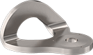 Image of Product. Front orientation. Tie-Down Rings. Dimpled Tie-Down Rings, Style A.