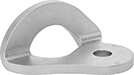 Image of Product. Front orientation. Tie-Down Rings. Dimpled Tie-Down Rings, Style A.