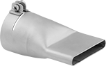 Image of Product. Front orientation. Heat Gun Nozzles. Flat-Tip Heat Gun Nozzles, For Steinel Heat Guns, Style D.