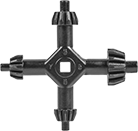 Image of Product. Front orientation. Drill Chuck Keys. Multiple-Size Drill Chuck Keys.