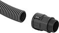 Image of System. Front orientation. Conduit and Fittings. Continuous-Flex Plastic (MPT) Conduit and Fittings.