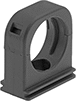 Image of Product. Front orientation. Conduit and Fittings. Flexible Plastic (ENT and MPT) Conduit Support Clips.