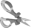Electrical-Insulating Scissors for Wire Cutting and Stripping
