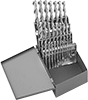 Chip-Clearing High-Speed Steel Drill Bit Sets