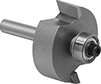 Image of Product. Front orientation. Router Bits. Router Bits for Wood Joining, Rabbet Wood Joint—Uncoated Carbide-Tipped High-Speed Steel.