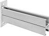 Back-to-Back Stacked Strut Channel with Mounting Plate