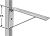 Strut Channel Shelf Brackets