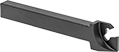 Image of Product. Front orientation. Lathe Tool Insert Holders. Shank-Style Holders for Cutoff and Grooving Lathe Tool Inserts.