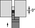 Image of Specification. Front orientation. Contains Annotated. Lathe Tool Inserts. Shank-Style Holders for Cutoff and Grooving Lathe Tool Inserts, Neutral Cutting Direction.