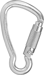 Image of Product. Front orientation. Carabiners. Twist-Locking-Latch Carabiners—Not for Lifting, Style 10.