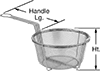 Steel Round Parts Baskets