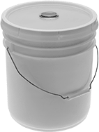 Image of Product. Pail. Front orientation. Laundry Detergents. Pail.
