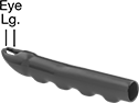 Image of Product. Front orientation. Contains Annotated. Hand Grips. Finger-Groove Hanging Round Hand Grips .