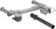 Image of Product. Adapter. Front orientation. Pipe Groover Adapters.
