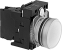 Image of Product. Front orientation. Indicator Lights. High-Pressure Washdown Panel Indicator Lights with Screw Terminals.
