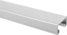 Image of Product. Front orientation. Strut Channel Framing and Fittings. Low-Profile Strut Channel, Solid.