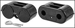 Image of Product. Front orientation. Contains Border, MultipleImages. Trailer Brake Locks. Style B.