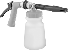 Image of Product. Front orientation. Garden Hose Nozzles. Garden Hose Wash Guns with Solution Bottle, Foam Gun.