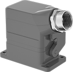 Image of Product. Front orientation. Latching Connectors. Latching Connectors, Side Conduit Connection—1 Latching Lever.