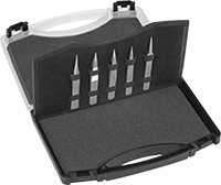 Image of Product. Front orientation. Tweezer Cases. Tweezer Cases for Storage, Plastic.