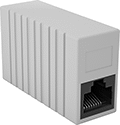 Image of Product. Front orientation. RJ45 Connectors. Unshielded RJ45 Adapters.