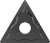 Image of Product. Front orientation. Lathe Tool Inserts. Lathe Tool Inserts for Non-Ferrous Materials, TNMG Insert.