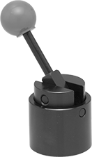 Image of Product. Lever Collet Closers (Sold Separately). Front orientation. Lever Handles.