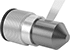 Image of ProductInUse. 45° Airflow Pattern. Front orientation. Abrasive Blasting Nozzles. Nozzles for High-Speed Abrasive Blasters, Straight, 45° Airflow Pattern.
