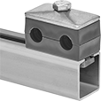 Image of ProductInUse. Front orientation. Routing Clamps. Multiline Rail-Mount Vibration-Damping Block Routing Clamps.