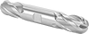 Cobalt Steel Ball End Mills with Two Milling Ends 