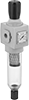 Space-Saving Compressed Air Filter/Regulators for Oil and Particle Removal