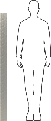 Image of Product. Side1 orientation. Contains SizingReference. High-Strength 17-4 PH Stainless Steel Strip, 4" x 60", 0.008" Thick.