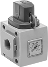 Image of Product. Front orientation. Safety Lockout Valves. Safety Lockout Valves for Aventics Modular Compressed Air Filter/Regulator/Lubricators (FRLs).