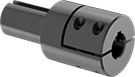 Image of Product. Front orientation. Shaft Adapters. Step-Up Shaft Adapters, For Keyed Shafts.