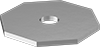 Slot-Adapting Octagonal Strut Channel Washers