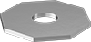 Slot-Adapting Octagonal Strut Channel Washers