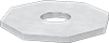 Slot-Adapting Octagonal Strut Channel Washers