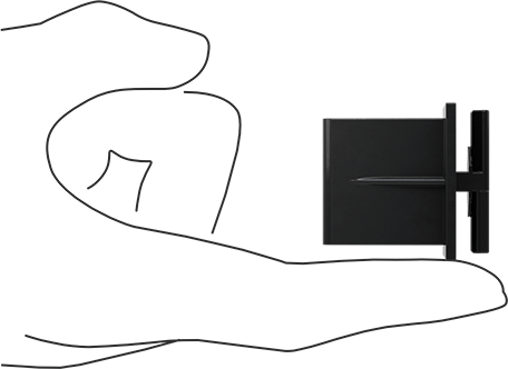 Image of Product. Side1 orientation. Contains SizingReference. Strut-Mount Vibration-Damping Routing Clamp, TPE Rubber, 3/8" ID.