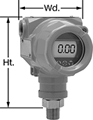Image of Product. Front orientation. Contains Annotated. Pressure and Vacuum Transmitters. Easy-Setup Pressure and Vacuum Transmitters.
