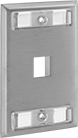 Image of Product. Front orientation. Wall Plates. Wall Plates for Keystone Connectors, For Maximum of 1 Device.