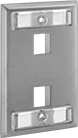 Image of Product. Front orientation. Wall Plates. Wall Plates for Keystone Connectors, For Maximum of 2 Devices.